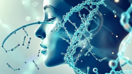 Poster - Exploring the fusion of technology and biology in a futuristic dreamscape of interconnected life forms Generative AI
