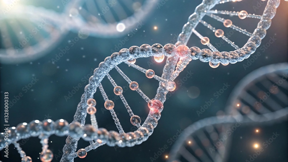 DNA Structure & Genetic Mutations: Unlocking the Code of Life Stock ...