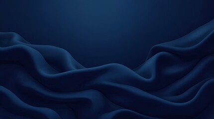 Fototapete - A blue fabric with a pattern of waves
