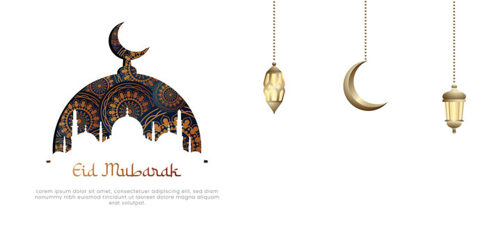 elegant eid greeting card background