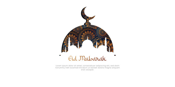 elegant eid greeting card background