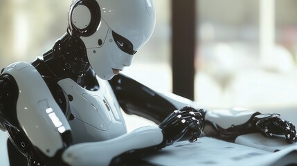 Poster - robotic assistant that helps designers bring their ideas to life.