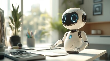 Poster - robotic assistant that helps designers bring their ideas to life.