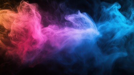 Aufkleber - holographic mist, where subtle gradients of color melt into one another, forming a dreamy, soft-focus effect