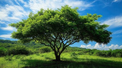 Poster - the rain tree fast-growing nature makes it an excellent reforestation tree