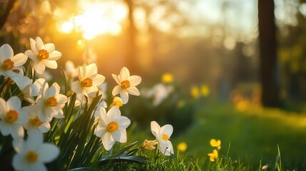 Poster - the season of spring represents hope, renewal, and joy