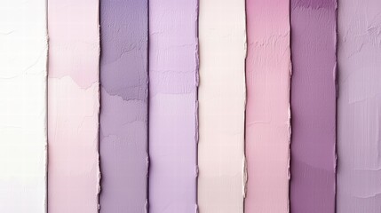 Poster - serene stripes: a close-up of vertical bands in a palette of subtle violets and creams, evoking a se