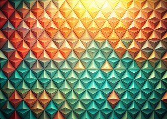 Poster - Subtle Geometric Backdrop: Abstract Color Palette for Documentary Photography