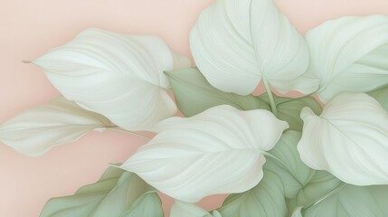Poster - Sculptural plant forms arranged symmetrically, capturing the harmony between organic shapes and geometric balance in nature.