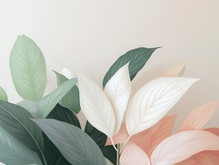 Poster - High-contrast representations of seasonal plants create a visual rhythm, showcasing the beauty of nature?s cycles through artistic expression.