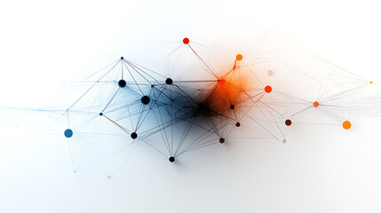 Poster - Dynamic digital connections abstract visuals graphic design modern context aerial view technology concept