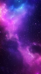 Wall Mural - A cosmic galaxy abstract gradient background. Featuring interstellar hues and nebula-like patterns