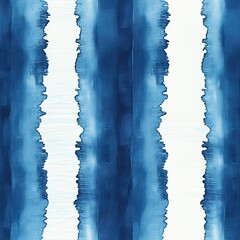 Poster - Modern Shibori Gradient Stripes Minimal Seamless Pattern Design