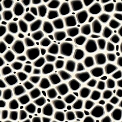 Poster - Reticulated Geometric Seamless Pattern Tiny Details Modern Design