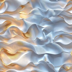 Poster - Stunning ombre ruched pattern design in four captivating color transitions
