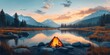 © Elena - Camping Banner