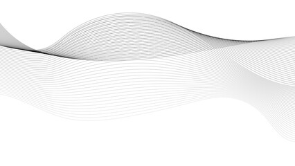 Wall Mural - line composition simple minimalistic design. colored sound wave lines. music wave, radio signal freq