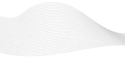 Wall Mural - line composition simple minimalistic design. colored sound wave lines. music wave, radio signal freq