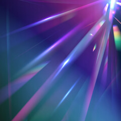 Wall Mural - ethereal geometric luminance: a mesmerizing dance of vibrant hues and blurred light streaks creating