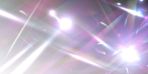 Wall Mural - cosmic luminance symphony: a stunning visual exploration of refracted light and diagonal geometric f