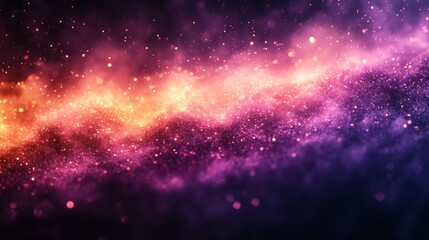 Wall Mural - a vibrant, colorful nebula in deep space with many stars and cosmic dust