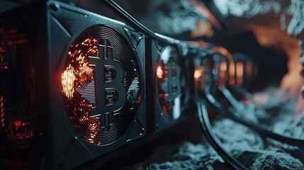 Poster - Illuminated Bitcoin Miners in a Digital Underground Environment