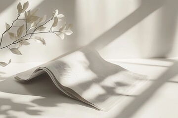 Poster - Soft Shadows and Minimalist Design with Natural Elements