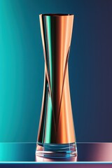 Poster - Elegant Modern Vase on Colorful Background in Artistic Design