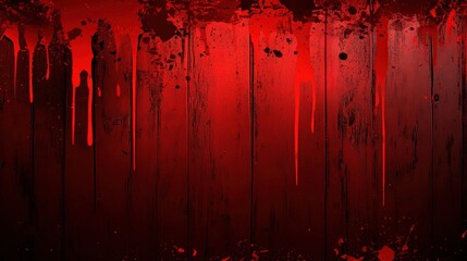 Poster - A dark, ominous background with dripping red paint, evoking feelings of horror and intensity.