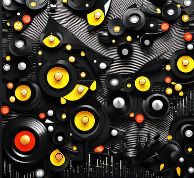 abstract liquid background with popup composition in multicolored. trendy illustration artwork for poster layout, slide presentation, cover, invitation, etc.generative ai