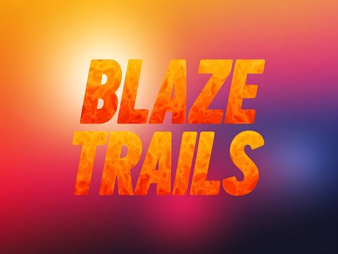 Blaze trails where paths never existed. Typography and Colorful Background Motivational Quote T-shirt Design Illustration