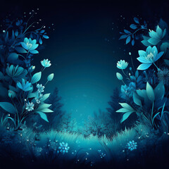 Wall Mural - Abstract background with Spring theme in digital art style, part 66