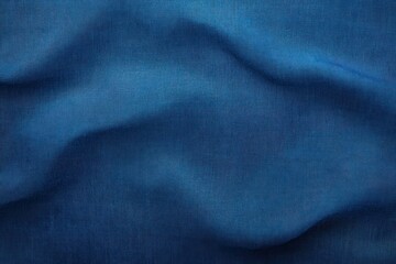 Poster - Textured Blue Paper Background with Indigo and Watercolor Effects