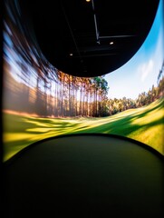 Poster - Immersive AR Sports Experience Dynamic Golf Course Visualization through Cutting-Edge Mixed Reality Technology - Interactive Museum Exhibit Design