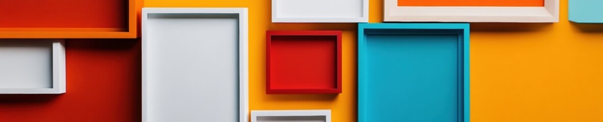 Aufkleber - Minimalist Grid Design Dynamic Color-Block Organizational Aesthetic for Creative Content Planning, Digital Workflow Optimization and Visual Storytelling Strategies