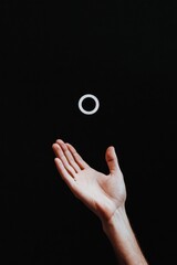 Poster - Minimalist Interactive UX Design Gesture-Controlled Digital Interface Showcasing Immersive Tech Innovation for Next-Generation User Experience and Creative Workspace Solutions