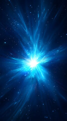 Wall Mural - Three-dimensional rendering of deep space galaxies in the universe, abstract concept wallpaper business PPT background