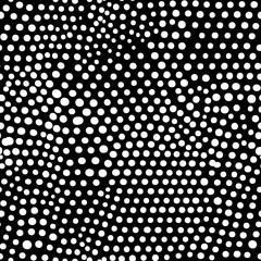 Poster - Elegant Stippled Seamless Pattern High Contrast Light Design for Modern Branding