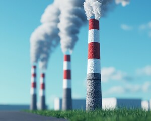 Wall Mural - an animation showing transitions from fossil fuels to renewable energy