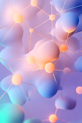 Fototapete - a bunch of colorful balloons floating in the air