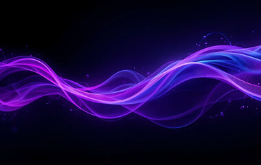 Wall Mural - close up, purple abstract wave background modern design with copy space. blue purple abstract dynami