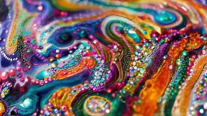Poster - Colorful Abstract Wallpaper Patterns Showcasing Vibrant Textures for Business Environments