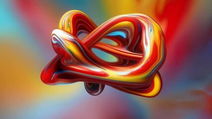 Poster - Vibrant Abstract Design With Flowing Colors Creating a Dynamic Visual Experience Which Inspires Creativity in a Business Setting