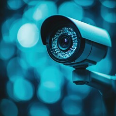 Poster - High quality security camera equipped with advanced features for comprehensive surveillance solutions