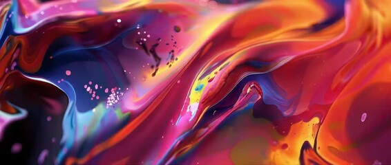 Poster - Colorful Dynamic Backdrop Showcasing Vibrant Textures Ideal for Modern Business Presentations in a Creative Setting