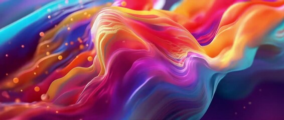 Poster - Colorful Abstract Wallpaper Design Showcasing Vibrant Hues and Fluid Shapes, Perfect for Business Backgrounds or Creative Projects