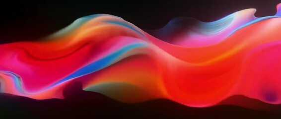 Poster - Vibrant Abstract Background Design With Flowing Colors Ideal for Business Presentations and Creative Projects