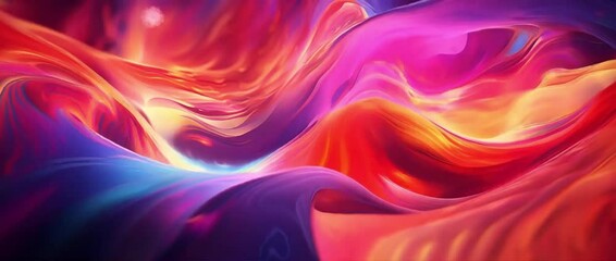 Fototapete - Dynamic Abstract Wallpaper Design Showcasing Vibrant Colors and Flowing Textures Suitable for Business Environments and Creative Spaces