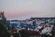 © Travel 'n' Lifestyle - View of beautiful old town cityscape with historic architecture and rooftops at dusk, Prague, Bohemia, Czechia.