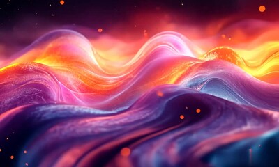 Fototapete - Exploring Vibrant Abstract Waves and Dynamic Colors in Contemporary Business Backgrounds for Creative Inspiration